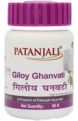 Гилой, Гудучи Гханвати (Giloy Ghanvati) Patanjali, 60 таб