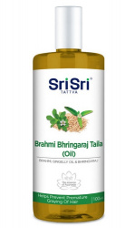 Масло для волос Брахми Бринградж от преждевременной седины (Bramhi Bhringraj Oil) Sri Sri, 100 мл