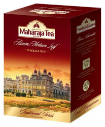 Чай чёрный листовой Assam Medium Leaf (FBOP) Maharaja Tea, 100 г