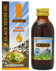 Масло Черного тмина (Black Seed Oil) Hemani, 125 мл