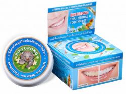 Зубная паста Антибактеpиальнaя (Antibacterial Thai Herbal Toothpaste) Binturong, 33 г