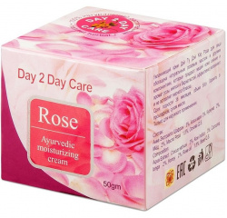 Крем для лица Увлажняющий c экстрактом розы (Day 2 Day Care), 50 г