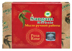 Мыло Роза глицериновое Sangam Herbals, 100 г