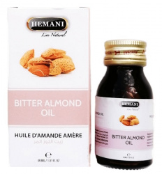 Масло Миндаля горького (Bitter Almond Oil) Hemani, 30 мл