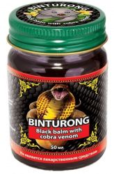 Черный бальзам с ядом Кобры (Black Balm with Cobra venom) Binturong, 50 г