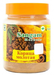 Корица молотая (Cinnamon Powder) Sangam Herbals, 70 г