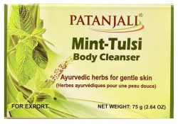 Мыло Мята и Базилик (Mint Tulsi Body Cleanse) Patanjali, 75 г