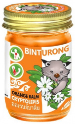 Бальзам для снятия напряжения в мышцах и суставах (Orange Balm Cryptolepis) Binturong, 50 г