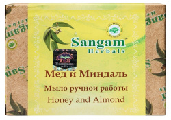 Мыло Мед и Миндаль Sangam Herbals, 100 г