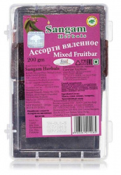 Ассорти из вяленых фруктов (Mixed Fruitbar) Sangam Herbals, 200 г