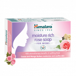 Увлажняющее розовое мыло (Moisture Rich Rose Soap) Himalaya Herbals, 75 г