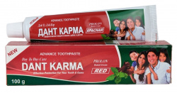 Зубная паста Дант Карма Красная (Toothpaste Dant Karma Red) Day 2 Day, 100 г