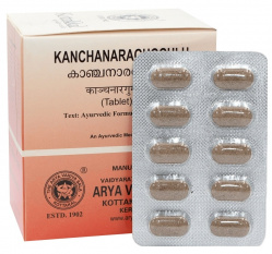 Канчанар Гуггул Коттаккал (Kanchanara Guggulu) Kottakkal, 100 таб